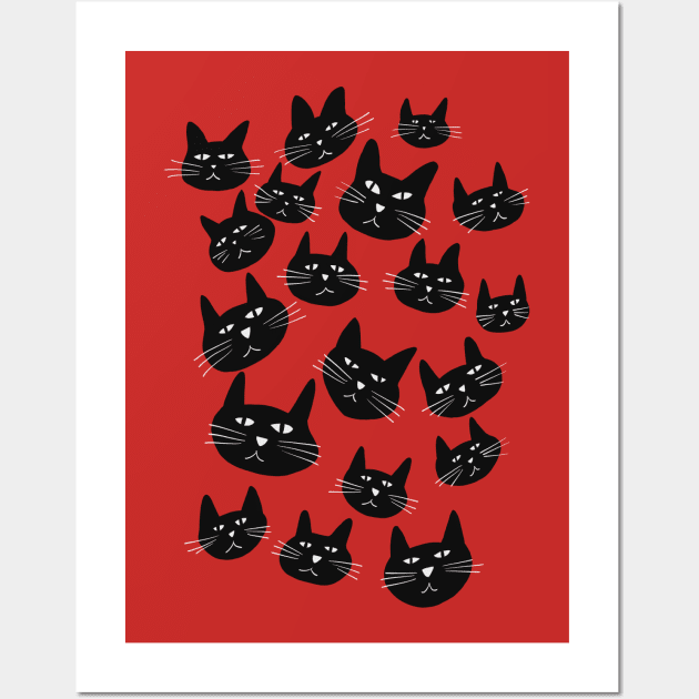 a lot of cats Wall Art by theprometeus